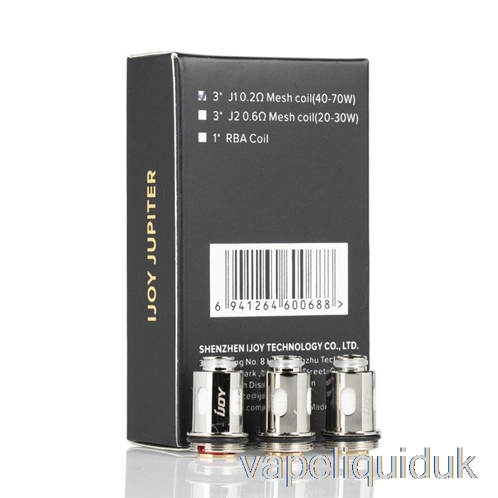 iJoy JUPITER Replacement Coils 0.2ohm Coils Vape Liquid